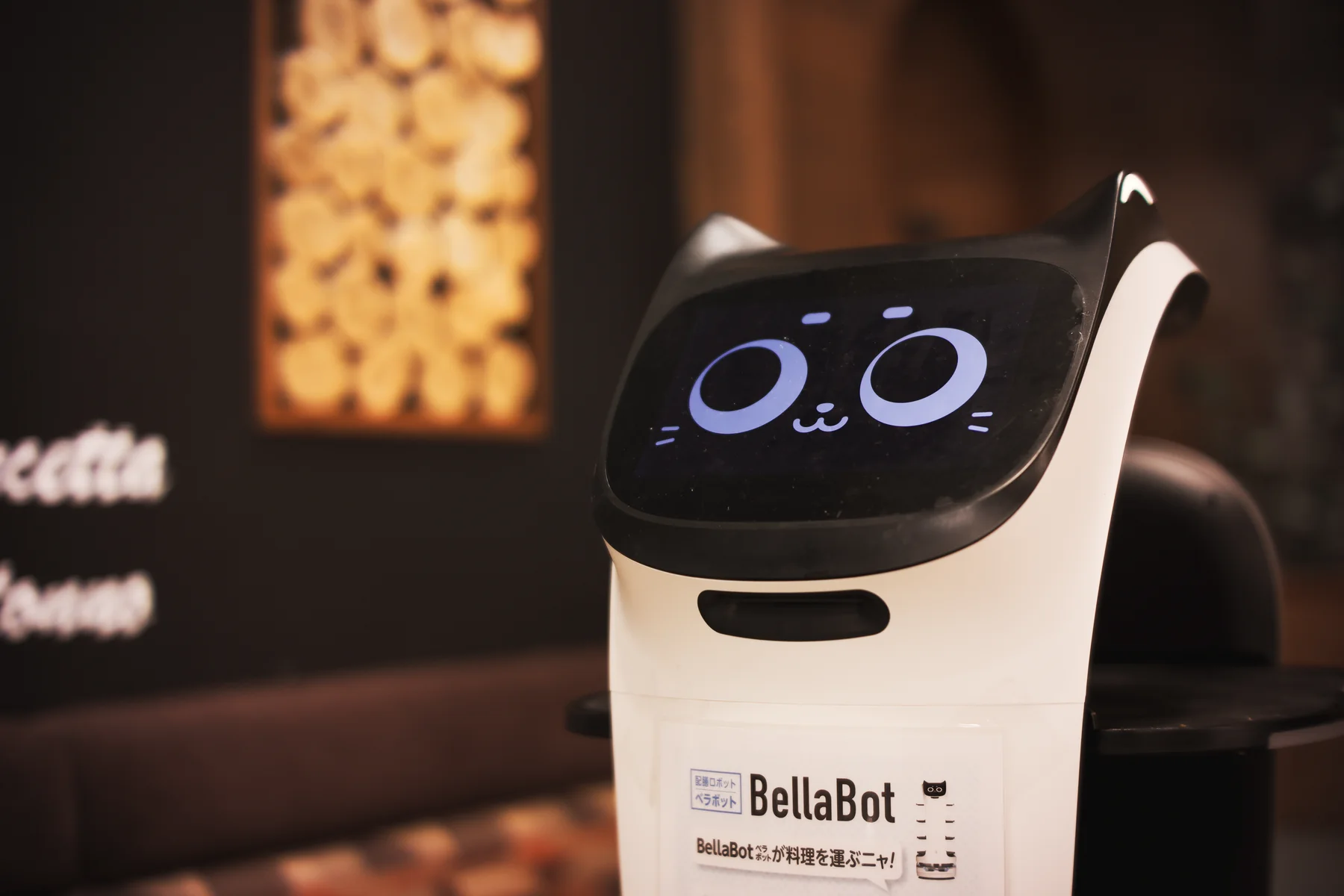 Real BellaBot service robot